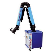 Mobile fume extractor CLEAN GOcartridgewith extraction arm