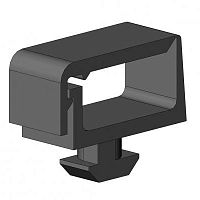 Snap-on cable tie mount 6333 K 01 SW 01 seriespolyamide