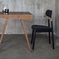 Contemporary dining chair 7.1indoorvelvetoak