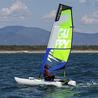 Inflatable sailing dinghy GUPPYsingle-handedchildren'srecreational