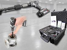 Portable lapping machine flat
