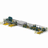 Laser cutting line for ironfor aluminumfor steel