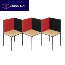 Original design garden bench ILLUSIONmetalwith backrest