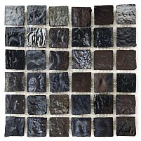 Indoor mosaic tile BWMN400wallglasstextured