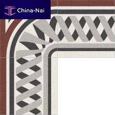 Cement border tile 019for floorswall-mounted