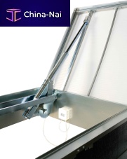 Aluminum smoke vent PYRODME VOLULECsmoke and heat extractor