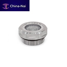 Stainless steel sight glass GN 7440for industrial applicationsmetal-fused