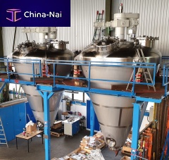 Conical screw mixer DF-500-M3Bfor liquidsvertical