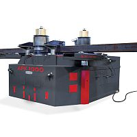 Hydraulic bending machine APK 1000tubeprofile3 drive rollers