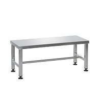 Industrial design bench E150stainless steelwithout backrestwithout armrests