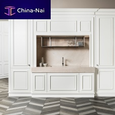 Traditional kitchen FLORAL solid woodlacquered woodcherrywood