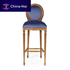Louis XVI style bar chair CORNAVIN indoorfabricleather