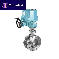 Butterfly valve lever controlelectricpneumatic