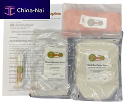 Water-based lubricating wax for chains