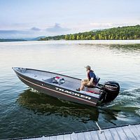 Outboard bay boat Guide V-16 Laker DLX Tsport-fishingaluminum4-person max.