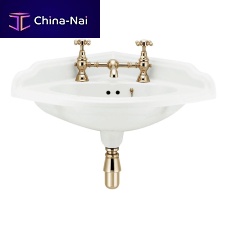 Wall-mounted washbasin 2017/2018porcelaincornertraditional