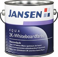 Finish paint AQUA 2-COMPONENT WHITEBOARD insidefor wallpolyurethane