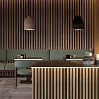 Strip wall-covering BATTENS LIGHT exteriorinterioraluminum