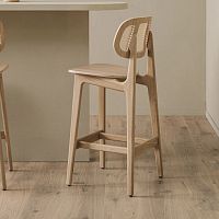 Contemporary bar chair TITUSindoorbeechoak