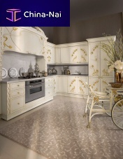 Contemporary kitchen LIBERTY solid woodwood veneerwooden