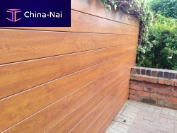 Panel cladding PVCgroovedwood look