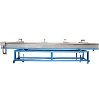 Strand cooling bath
