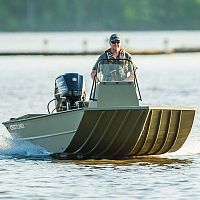 Outboard jon boat 1870 RETRIEVER FCC center consolesport-fishingaluminum