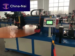 Hydraulic bending machine tubeprofilecutting