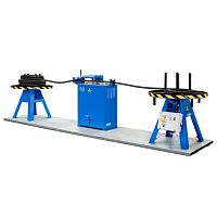 Rubber cutting line for hosesmanually-controlled