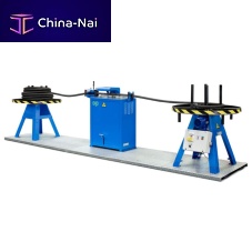 Rubber cutting line for hosesmanually-controlled