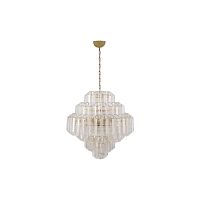 Contemporary chandelier STELLAcrystalMurano glassbrass