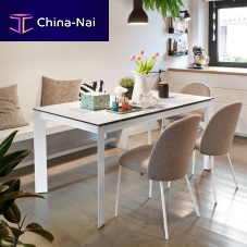 Contemporary table BARONtempered glasslaminateceramic