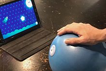 Hand mobility rehabilitation system PLAYBALLgrip strengthcomputer-assisted