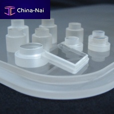 Round optical window flat squaresapphirequartz