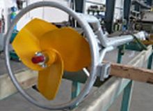Turbine agitator verticalconstruction