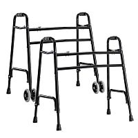 2-wheel mobility walker 0130-0 seriesbariatricheight-adjustablefolding