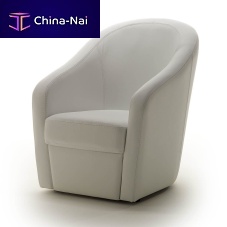 Contemporary armchair Renfabricleathercustomizable