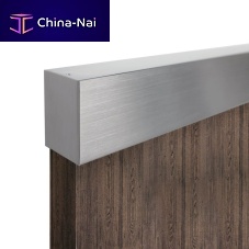 Stainless steel sliding system PLANEO 60 PROwooden doorconcealed runnerwall-mounted