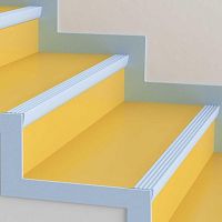 PVC stair nosing 1434001vinylaluminiumnon-slip