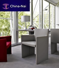 Contemporary chair Posaindoorfabricleather