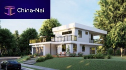 Prefab house Saint Lucia Villamodernwith terracetwo-story