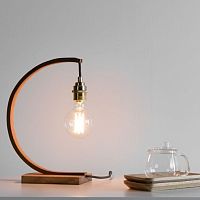 Table lamp HANTERoakcontemporarycorded