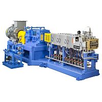 Twin-screw extruder i-TEX seriesfor hot-meltfor two-component resinslow melt temperature