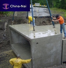 Precast concrete box culvert