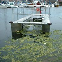 Pollution control boat 6M BUDDYcatamaraninboardaluminum