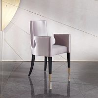 Traditional chair PENELOPE LA 1012indoorvelvetsilk