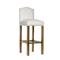 Contemporary bar chair CUNITindoorfabricbeech base
