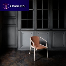 Contemporary chair Jensindoorleathersolid wood