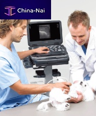 On-platform veterinary ultrasound system E-CUBE i7multipurpose