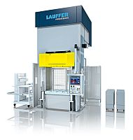 Hydraulic press formingfor composite materials
